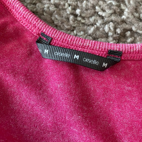 Oiselle Vibrant Pink Flyte Tank Top - Picture 4 of 6